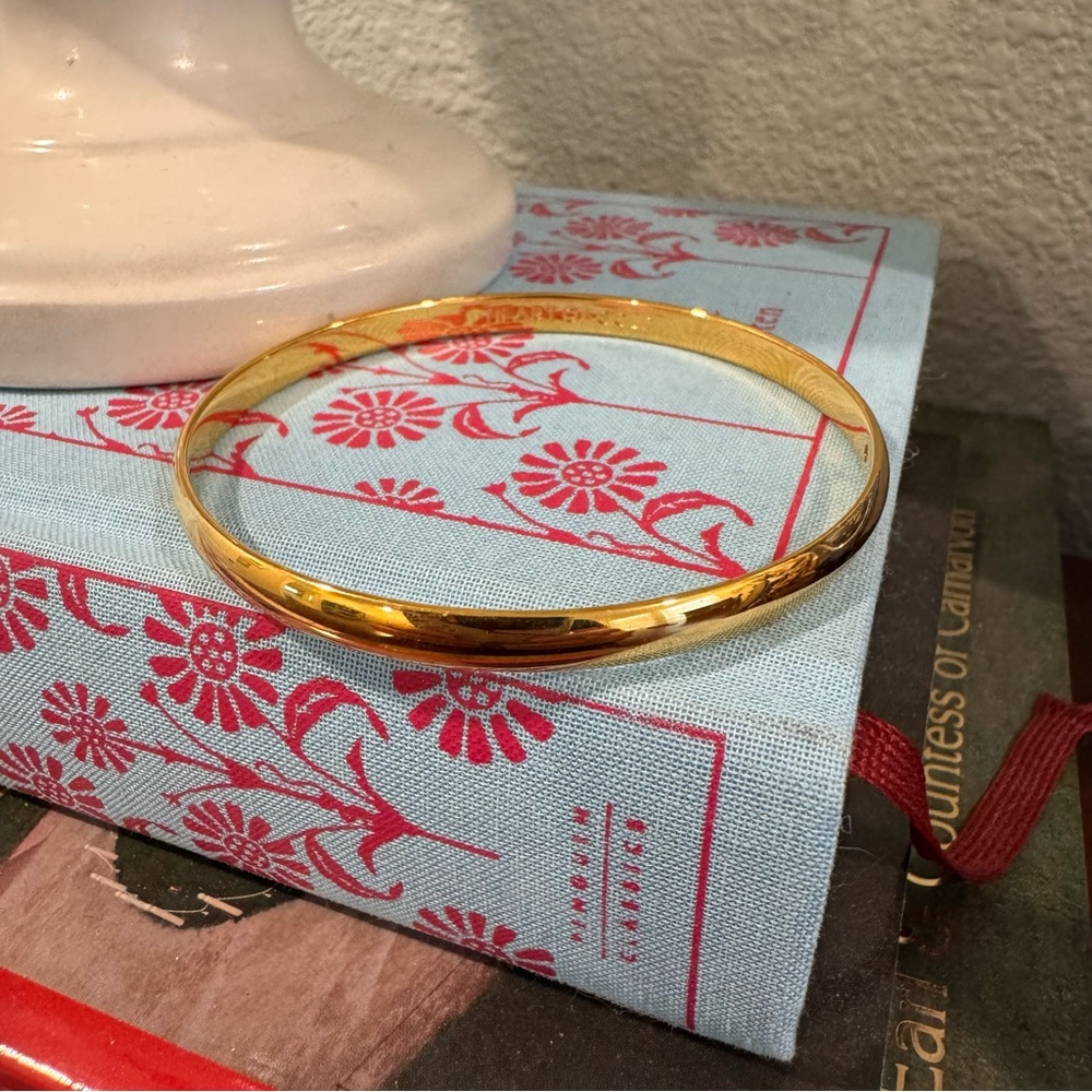 Kate Spade “Heart of Gold” Gold Bangle Bracelet